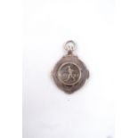 A silver running prize fob medallion, 25 mm