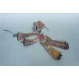 A vintage Chinese shadow puppet, 54 cm