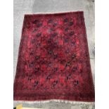 A large wool rug, 350 cm x 260 cm