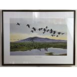 After Sir Peter Scott "Barnacle Geese at Caerlaverock", Lady Philippa Scott signed limited edition