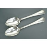 A pair of Victorian Scottish Provincial silver teaspoons, John Hay, Leith (Edinburgh mark), 1866, 40