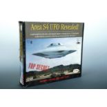 A Testors "Area S4 UFO Revealed" 1:48 plastic flying saucer scale model kit