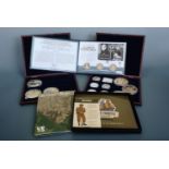 D-Day, RAF and other military commemorative collectors' coin sets