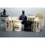 Ceramic whisky water and other jugs and decanters