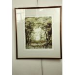 Dawn Matthews (contemporary) "Willowherb", lithograph, signed artist's proof, dated [19]82, in