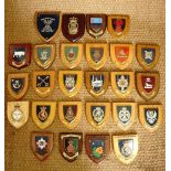 A large quantity of military plaques
