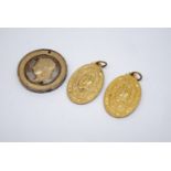 Two Argyllshire Nursing Association 1898 Bazaar medallions together with a Victorian jubilee