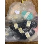 A quantity of vintage new old shop stock wool