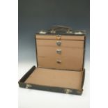 Two vintage doctors' portable medical instrument cases, early to mid 20th Century