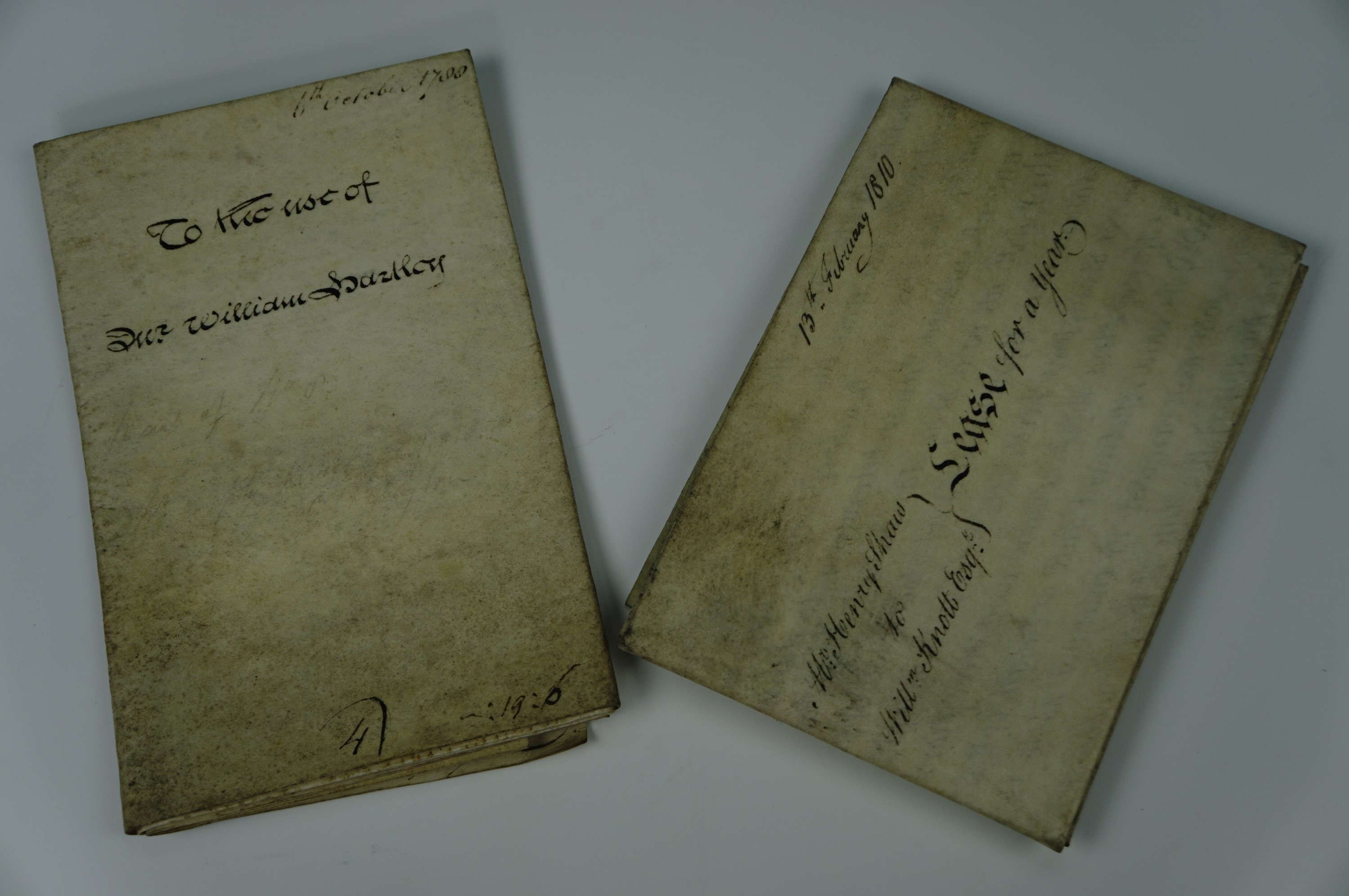 Two Georgian velum legal documents