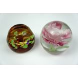 A Caithness paperweight and one other