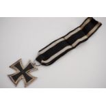 An Imperial German Iron Cross second class, suspender stamped 800