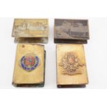 Four Great War commemorative matchbox covers
