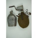 A Great War US army and one other water bottle