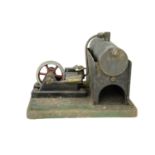 A live steam model stationary engine