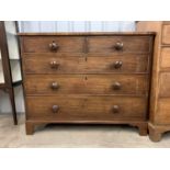An early Victorian mahogany chest of drawers, 115 cm x 50 cm x 93 cm