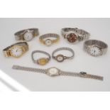 Sundry wristwatches including Citizen, Citron and Reflex quartz watches