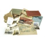 A quantity of Great War military cemetery and battlefield photograph / postcard sets