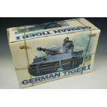 A 'Super Quality Series' boxed German Tiger I remote control tank with automatic electric gun etc