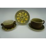 A group of Franciscan stoneware dinnerware