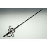 A Victorian reproduction swept hilt rapier, 98 cm