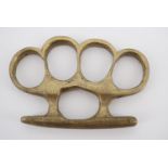 A set of Great War period brass knuckles