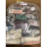 A quantity of vintage new old shop stock wool