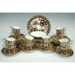 A Royal Crown Derby tea set, thirty nine items