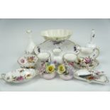 A group of Royal Crown Derby jugs, dishes etc, together with a quantity of Wedgwood and other