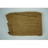 A 1918 dated British army First Field Dressing