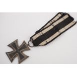 An Imperial German Iron Cross second class, suspender struck HB