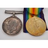 A British War Medal to 29044 Pte J Willis, RAMC, together with a Victory Medal to 32839 Pte T