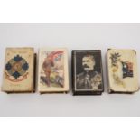 Four Great War Celluloid matchbox covers
