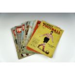 Eleven Charles Buchanan 'Soccer Gift' books (1960-1974) together with a quantity of Charles