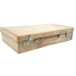 A vintage hide case, 45 x 26 cm