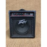 A Peavey 'microbass' 50 Watt bass amplifier