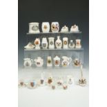 A quantity of Great War and other crested china