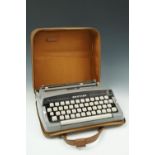 A vintage Brother portable typewriter