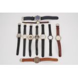 A large quantity of wristwatches including a 1970s Adrem mechanical "digital" jump-hour wristwatch