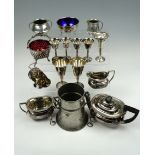 A Goldsmiths & Co Newcastle EPBM wine bucket etc