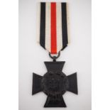 A German Honour Cross for surviving widows and parents of fallen participants in the war, without