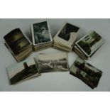 A large quantity of vintage postcards