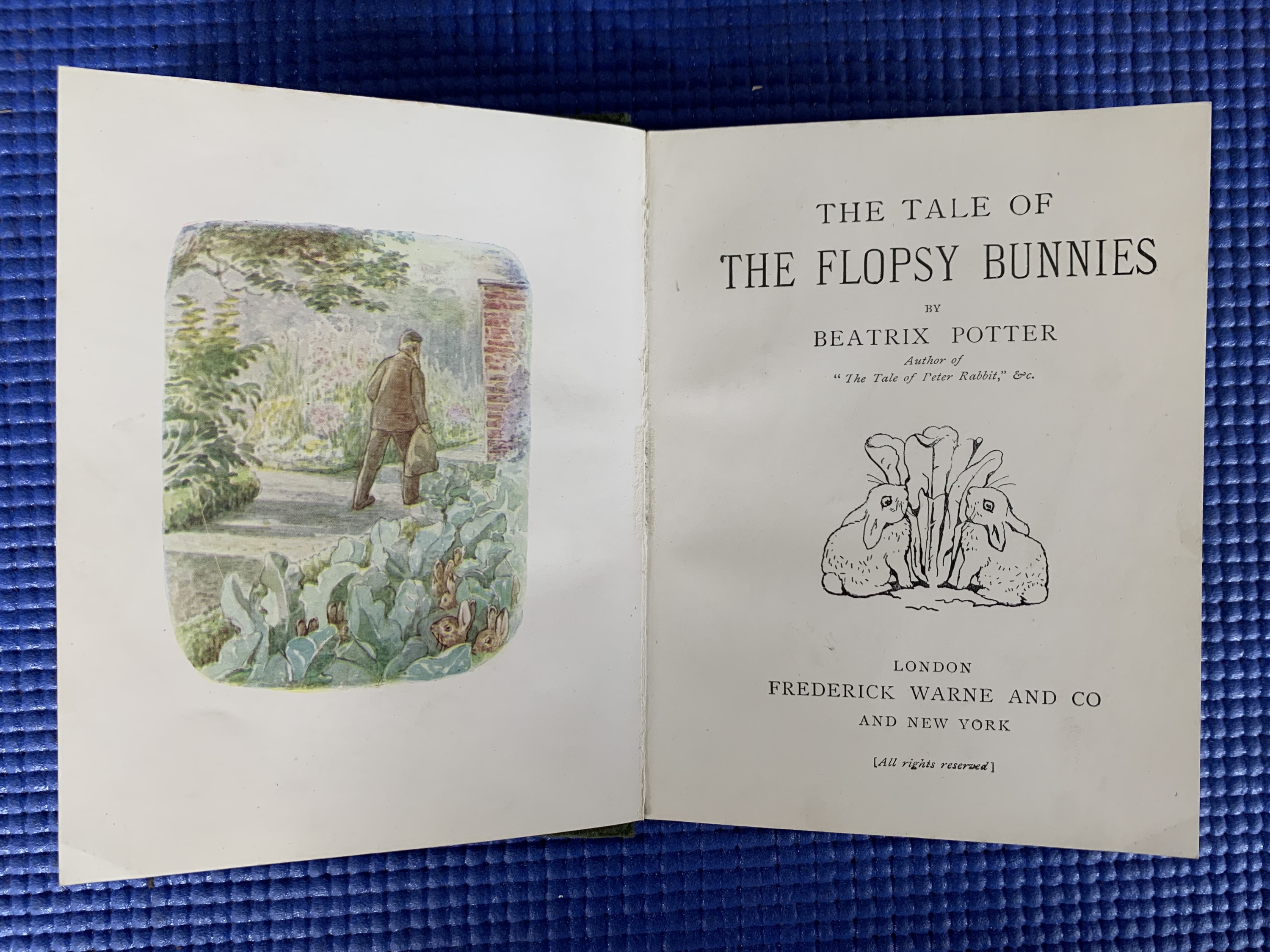 An early edition of Beatrix Potter's "The Tale of the Flopsy Bunnies", Warne, in original glassine - Image 8 of 10