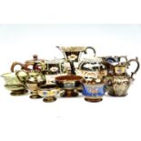 A quantity of Victorian and later lusterware