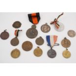 A group of Great War patriotic and peace commemorative medallions