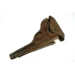 A Great War German Artillery Luger pistol holster, dated 1915