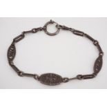 A Great War German "Gold for Iron" watch chain