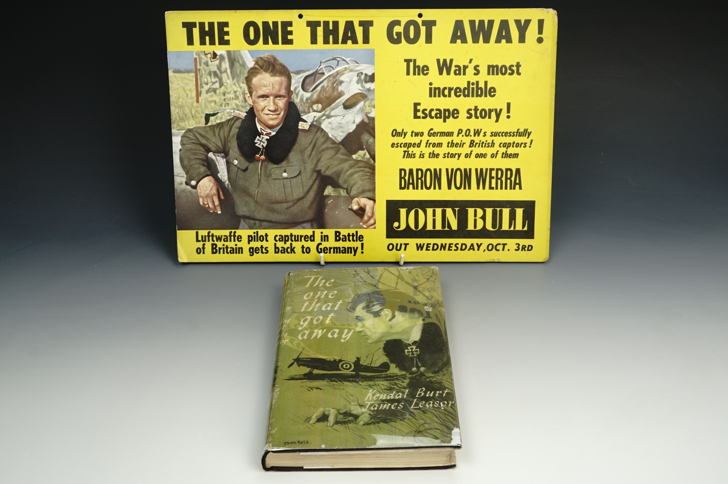 Kendal Burt and James Leasor, "The One That Got Away", 1956 first edition, together with a