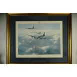 A signed print 'Memphis Belle' by Robert Taylor, 71 x 60 cm