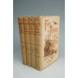 Four volumes from the 'Fur, Feather and Fin' series, comprising The Partridge, The Rabbit, The